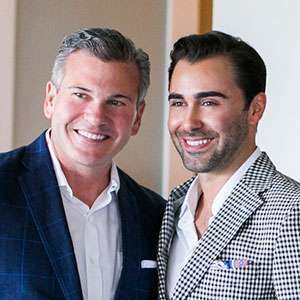 Brian Brandt (left) and Ty Kuppig fundraise for the cause in a variety of ways.