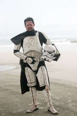 The man behind the mask, Michael, a 501st Legion member and Pancreatic Cancer Action Network volunteer continues to Wage Hope after losing his dad to pancreatic cancer in 2014.