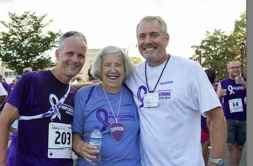 Frannie at PurpleStride Charlotte