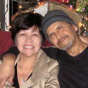 Lupe with her best friend of 38 years – her late husband, Louie.