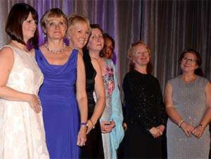 Celebration of Hope gala organizers were recognized and honored at this year’s event with the Inaugural Visionary Award for their outstanding service to the pancreatic cancer community.