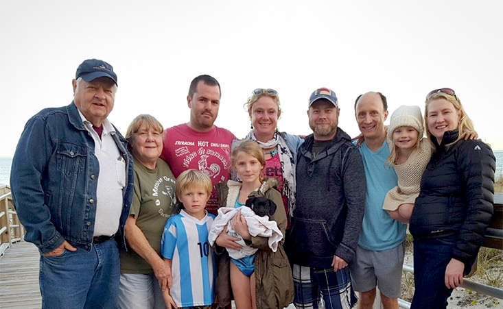 A pancreatic cancer survivor goes on a family vacation