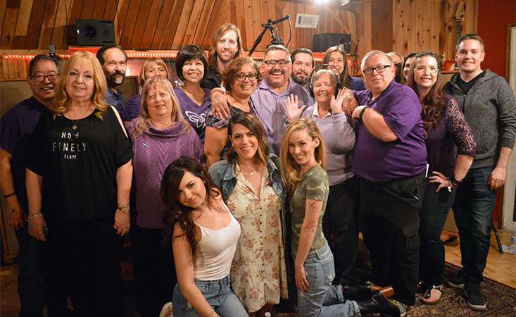 Pancreatic cancer survivors join Erin Willett to record song, “Hope’s Alive,” for PanCAN