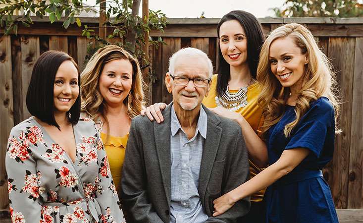 Feature image While their dad battles pancreatic cancer, the Russo daughters say the fight is a family one.