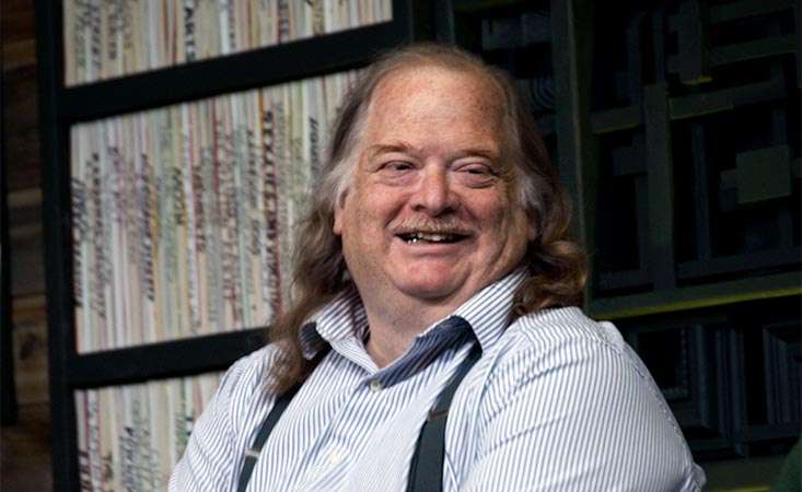 Feature image Food critic Jonathan Gold smiles before an audience at Sundance film premier of “City of Gold.”