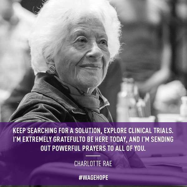 Actress Charlotte Rae encourages the pancreatic cancer community to explore clinical trials.