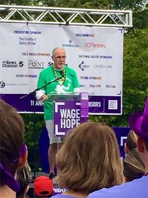 Pancreatic cancer survivor speaking at 5K walk in St. Louis before he died from 22-month battle