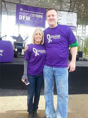 Participate in pancreatic cancer walk in Dallas-Fort Worth after losing his dad