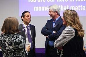 Andrew Hendifar, MD, shared moments caring for pancreatic cancer patients at PanCAN anniversary