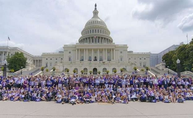 Feature image Advocates at the U.S. Capitol for Pancreatic Cancer Action Network’s Pancreatic Cancer Advocacy Day