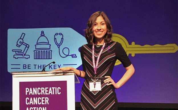 Feature image PanCAN volunteer attends Advocacy Day 2018 in honor of her dad who died from pancreatic cancer