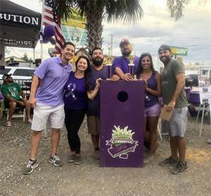 7th annual Play for Purple Cornhole  tournament raises funds for PanCAN.