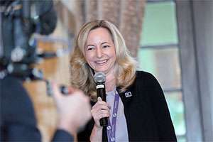PanCAN CEO and Chair of World Pancreatic Cancer Coalition Steering Committee, Julie Fleshman
