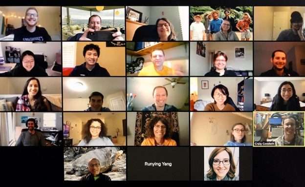 Feature image Pancreatic cancer researchers connect via video call during coronavirus disease pandemic