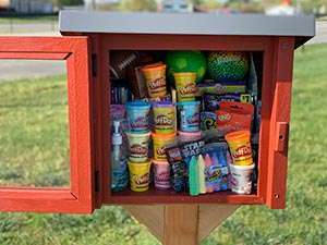 Little Free Libraries stock more than books during pandemic: craft supplies, games and more.