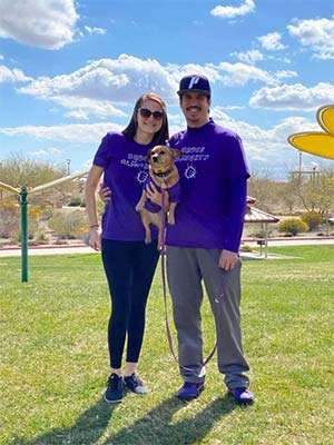 Virtual PurpleStride participants walk and raise funds for pancreatic cancer cause