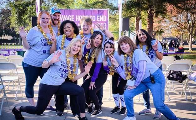 Feature image PanCAN volunteers at a cancer walk