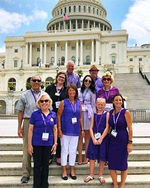 Pancreatic cancer volunteers at U.S. Capitol for PanCAN’s Advocacy Day 2019 