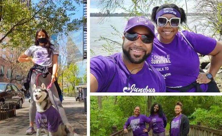 PanCAN ad campaign shows photos and videos from virtual pancreatic cancer walks nationwide