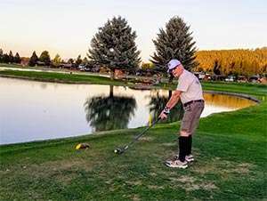Pancreatic cancer survivor enjoys time on the golf course
