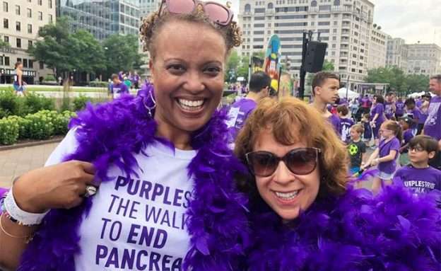 Feature image Supporters advocate for PanCAN on behalf of pancreatic cancer survivors and those lost