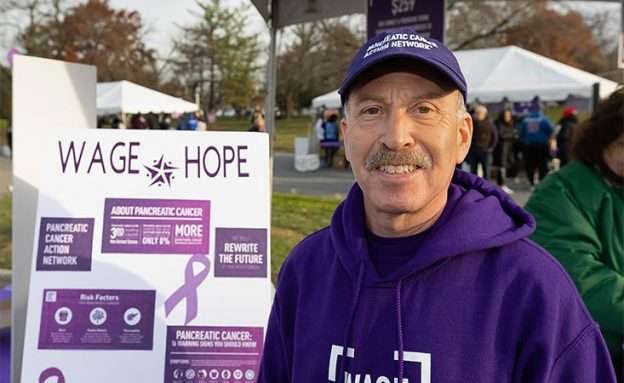 Feature image Survivor educates about pancreatic cancer symptoms and risk factors at PanCAN community event