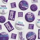 Campaign pins for PanCAN’s virtual Advocacy Week to increase pancreatic cancer research funding