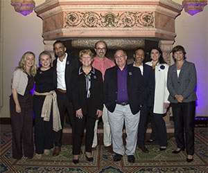 PanCAN President and CEO Julie Fleshman with Precision Promise steering committee members.