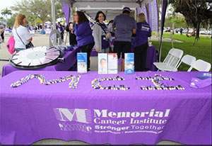 Memorial Cancer Institute has sponsored PurpleStride Broward-Palm Beach since 2013.