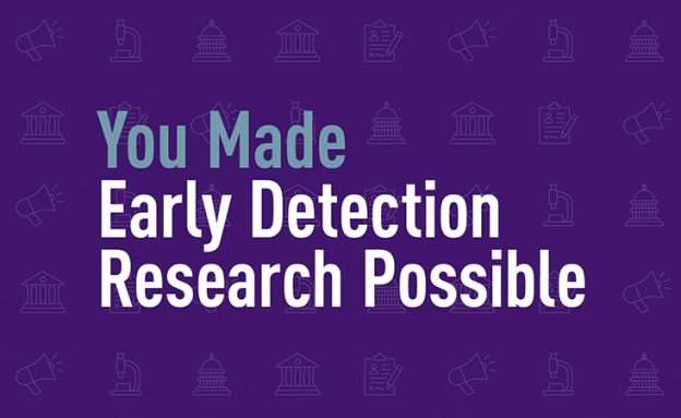 Feature image You made early detection research possible