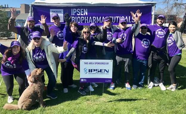 Feature image Team Ipsen at PanCAN PurpleStride Boston