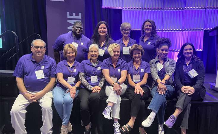 Feature image PanCAN volunteer leaders at an event in Dallas